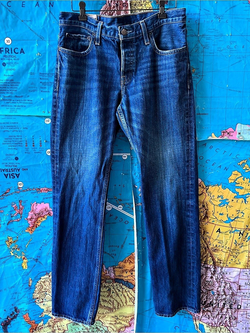 Hollister Slim Straight Men's Blue Waist 32 L32 Jeans